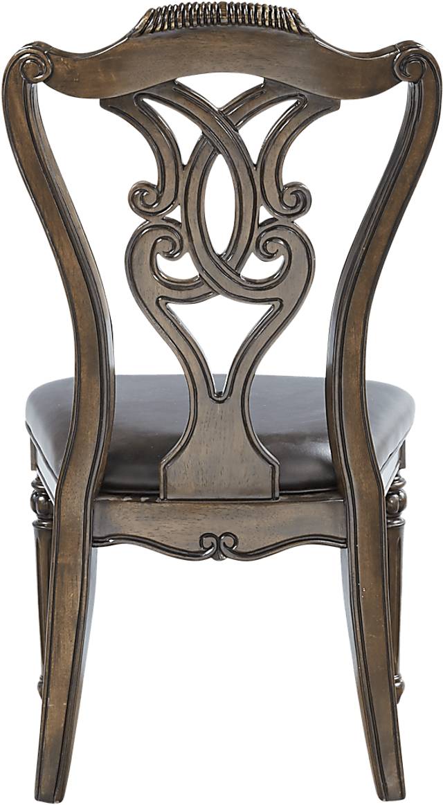 Whittington Cherry Wood Back Side Chair - Thumbnail - Image 3