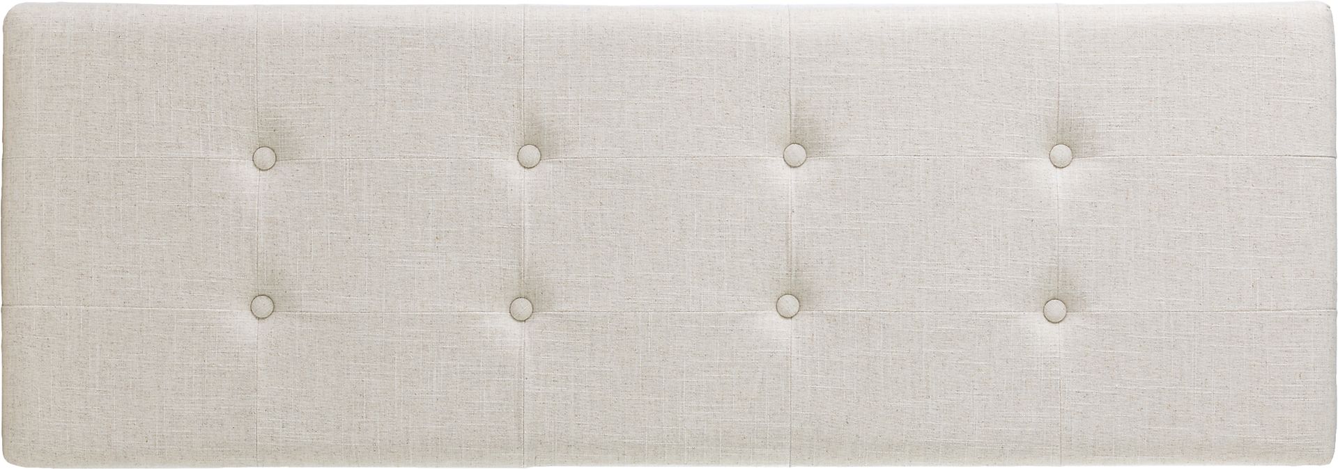Whittlesea Off White Accent Bench - Image 5