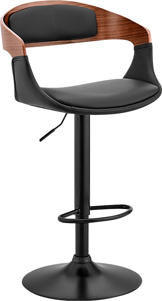 Whizystems I Black Barstool