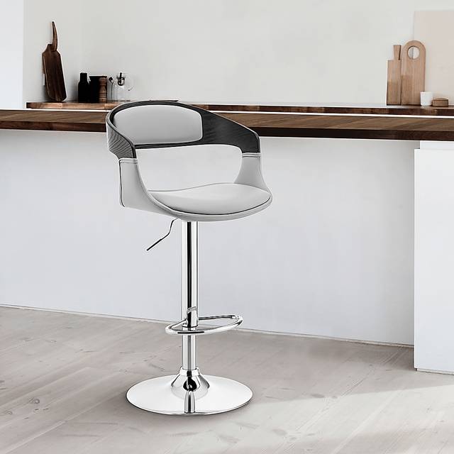 Whizystems II Gray Barstool - Thumbnail - Image 2