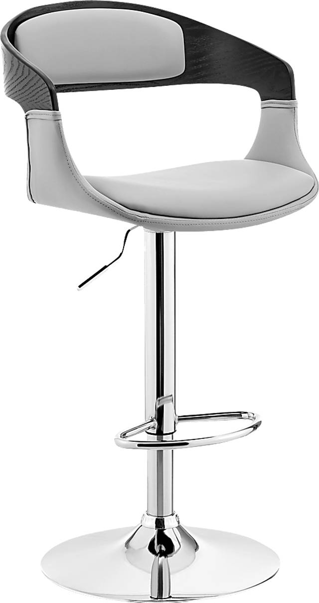 Whizystems II Gray Barstool - Thumbnail - Image 1