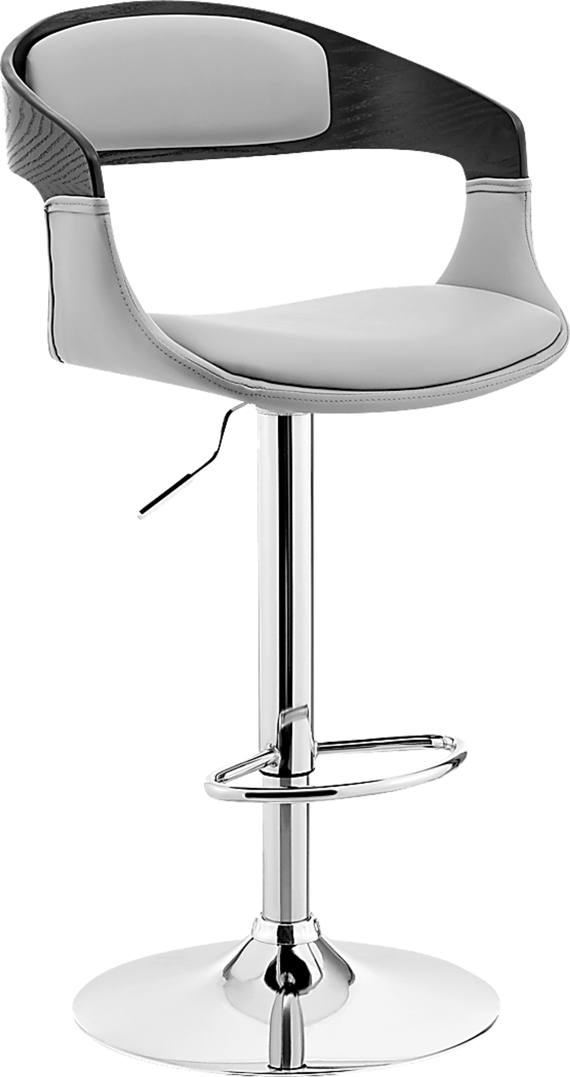 Whizystems II Gray Barstool - Image 1