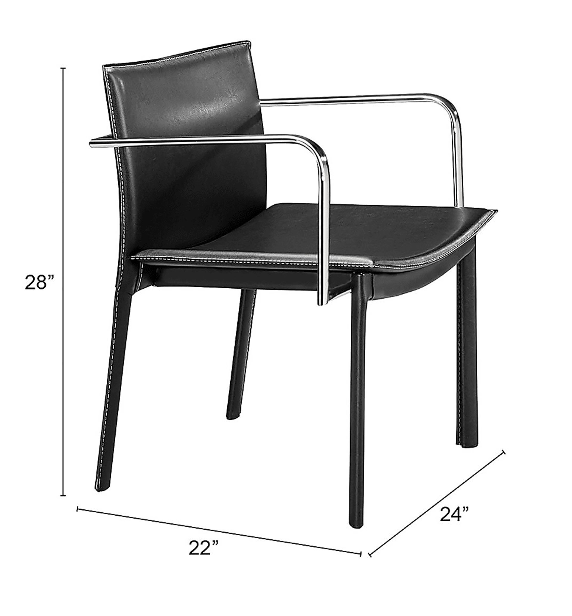 Wholsatd Black Office Chair, Set of 2 - Image 6