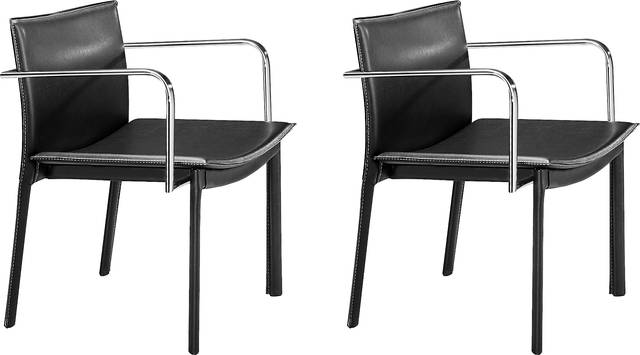 Wholsatd Black Office Chair, Set of 2 - Thumbnail - Image 1