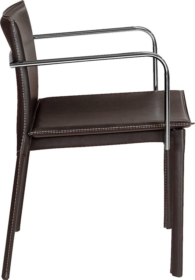 Wholsatd Brown Office Chair, Set of 2 - Thumbnail - Image 2