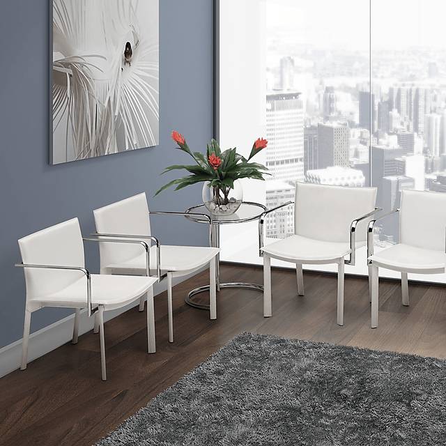 Wholsatd White Office Chair, Set 2 - Thumbnail - Image 2