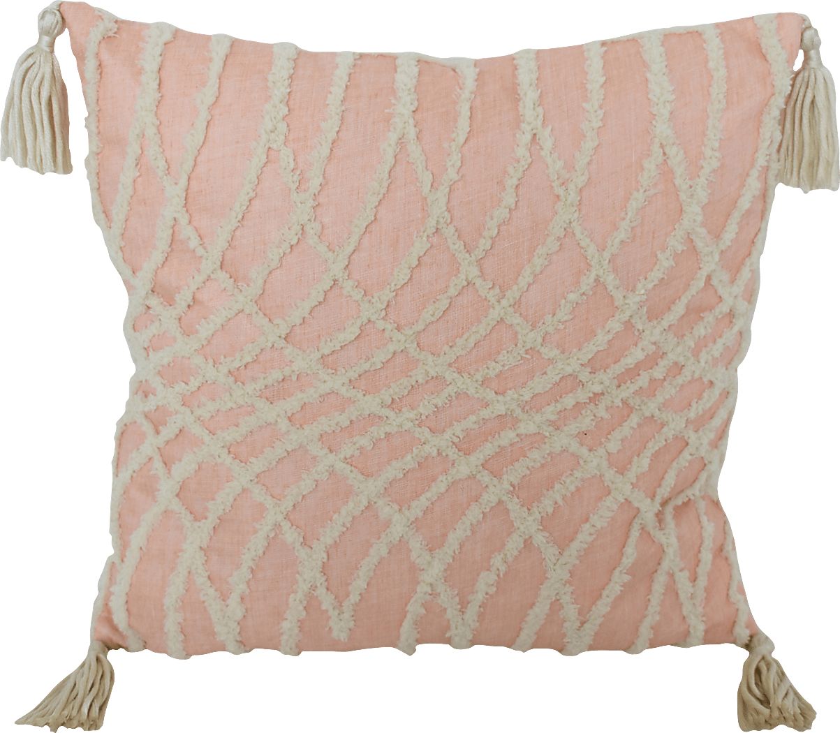 Wickersham Beige Throw Pillow