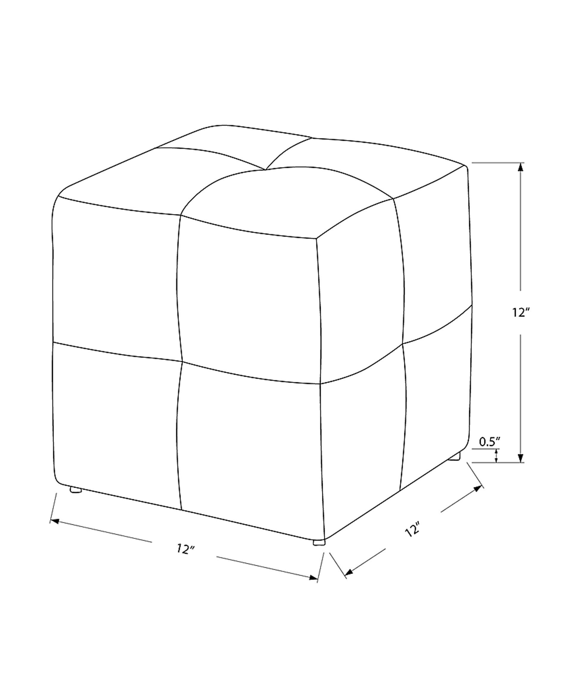 Wickershire Gray Ottoman, Set of 2 - Image 4