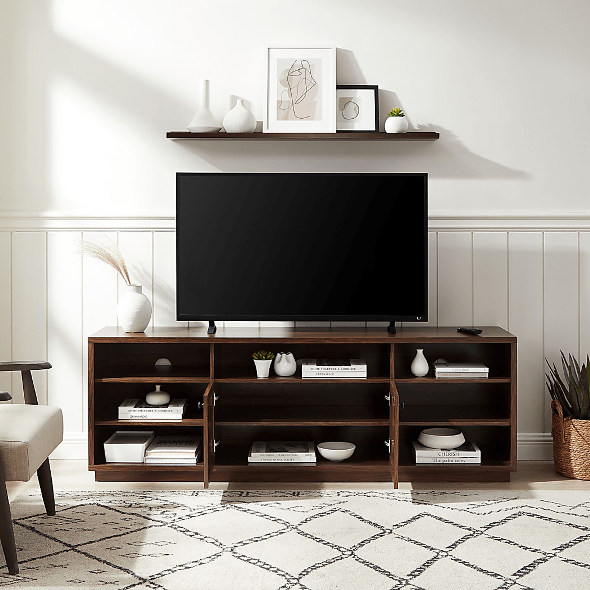 Wickhamford Walnut 70 in. Console - Image 4