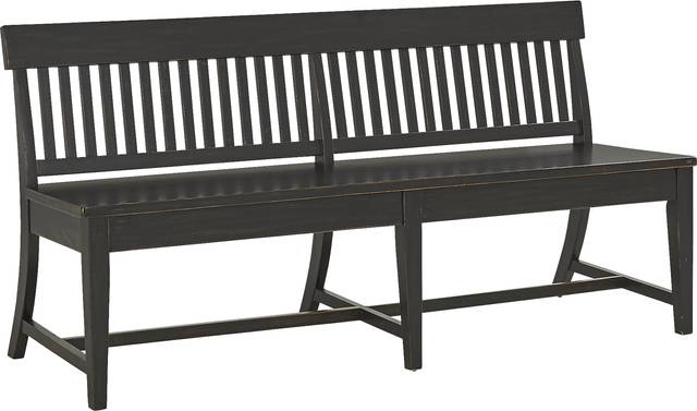 Wicklow Hills Black Dining Bench - Thumbnail - Image 2