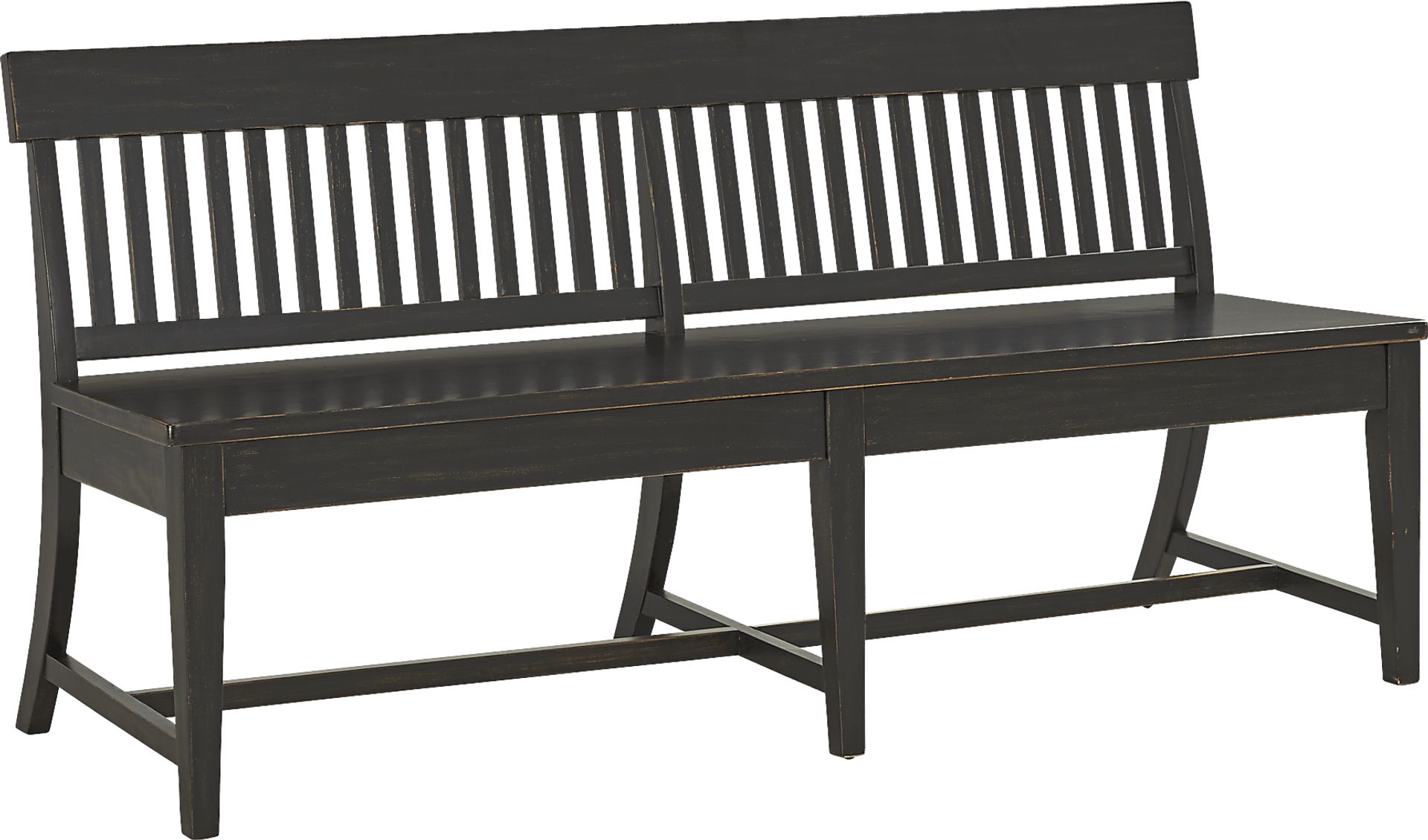 Wicklow Hills Black Dining Bench - Image 2