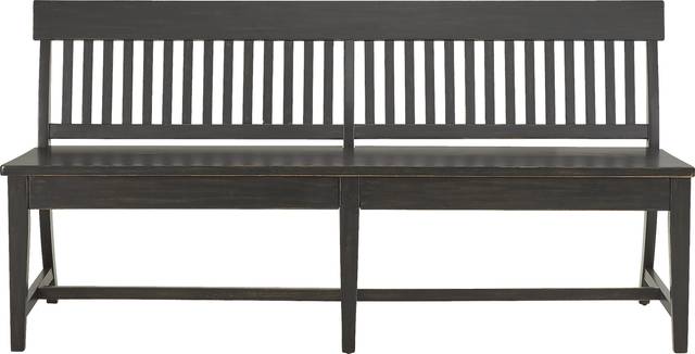 Wicklow Hills Black Dining Bench - Thumbnail - Image 1