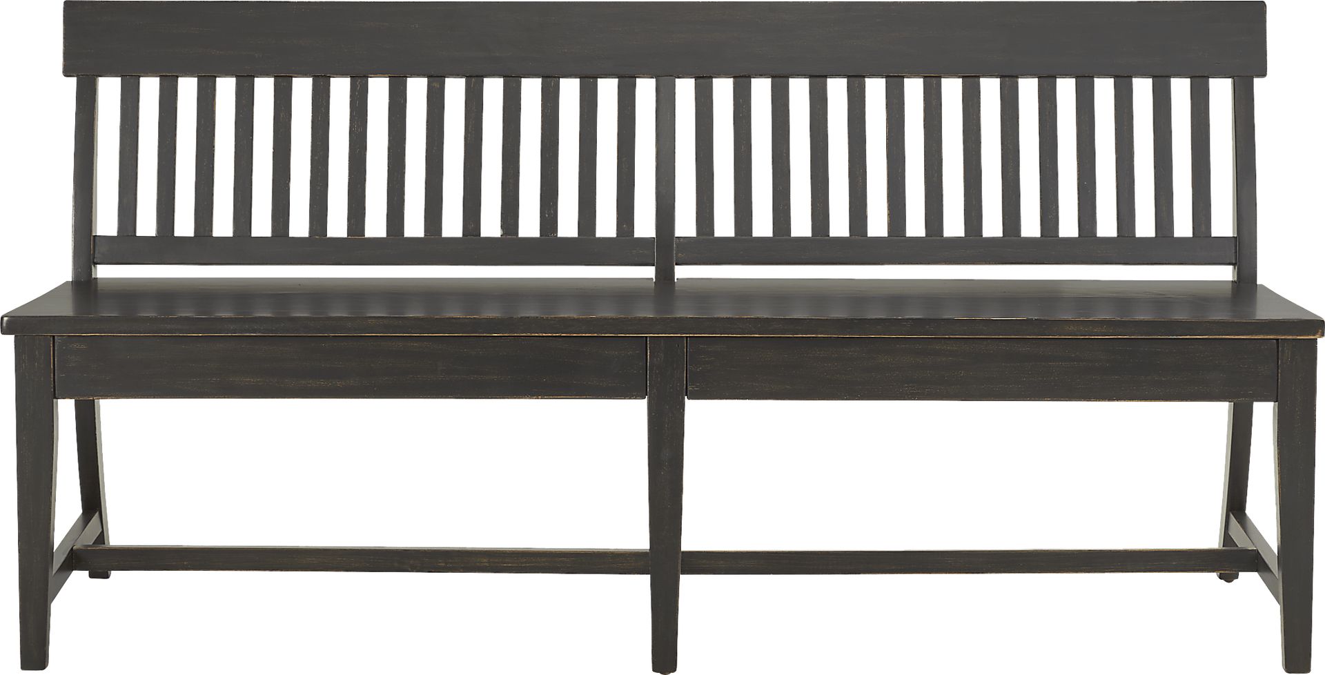 Wicklow Hills Black Dining Bench - Image 1
