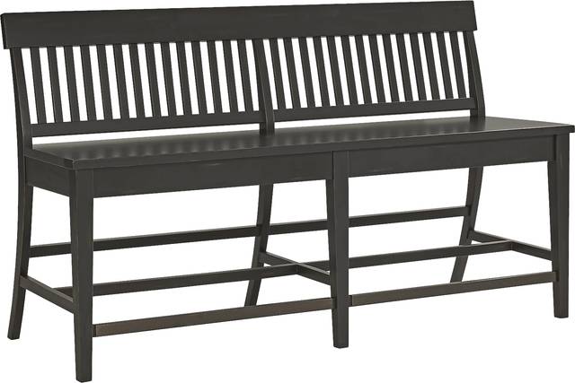 Wicklow Hills Black Gathering Dining Bench - Thumbnail - Image 2