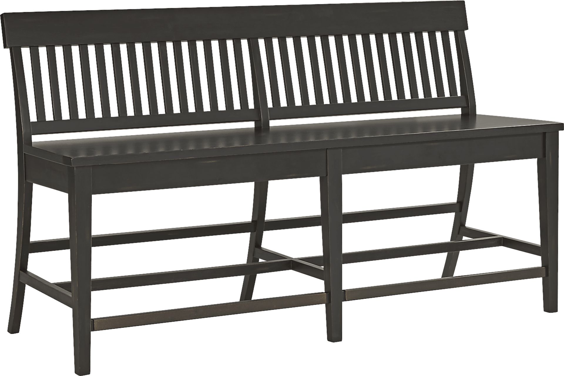 Wicklow Hills Black Gathering Dining Bench - Image 1