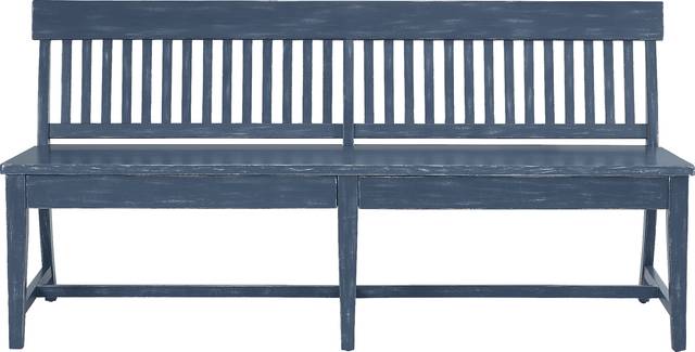 Wicklow Hills Blue Dining Bench - Thumbnail - Image 1