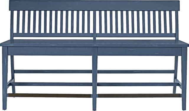 Wicklow Hills Blue Gathering Bench - Thumbnail - Image 1
