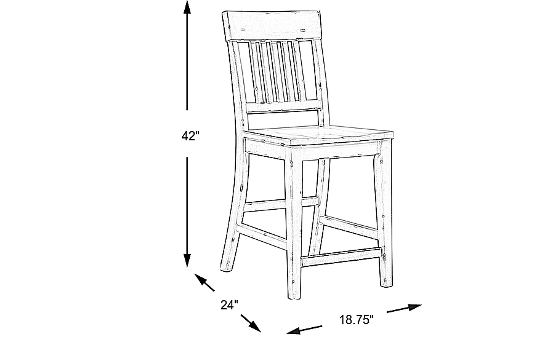 Dimension Image. Please refer to the Dimension Tab on this page for dimension details.
