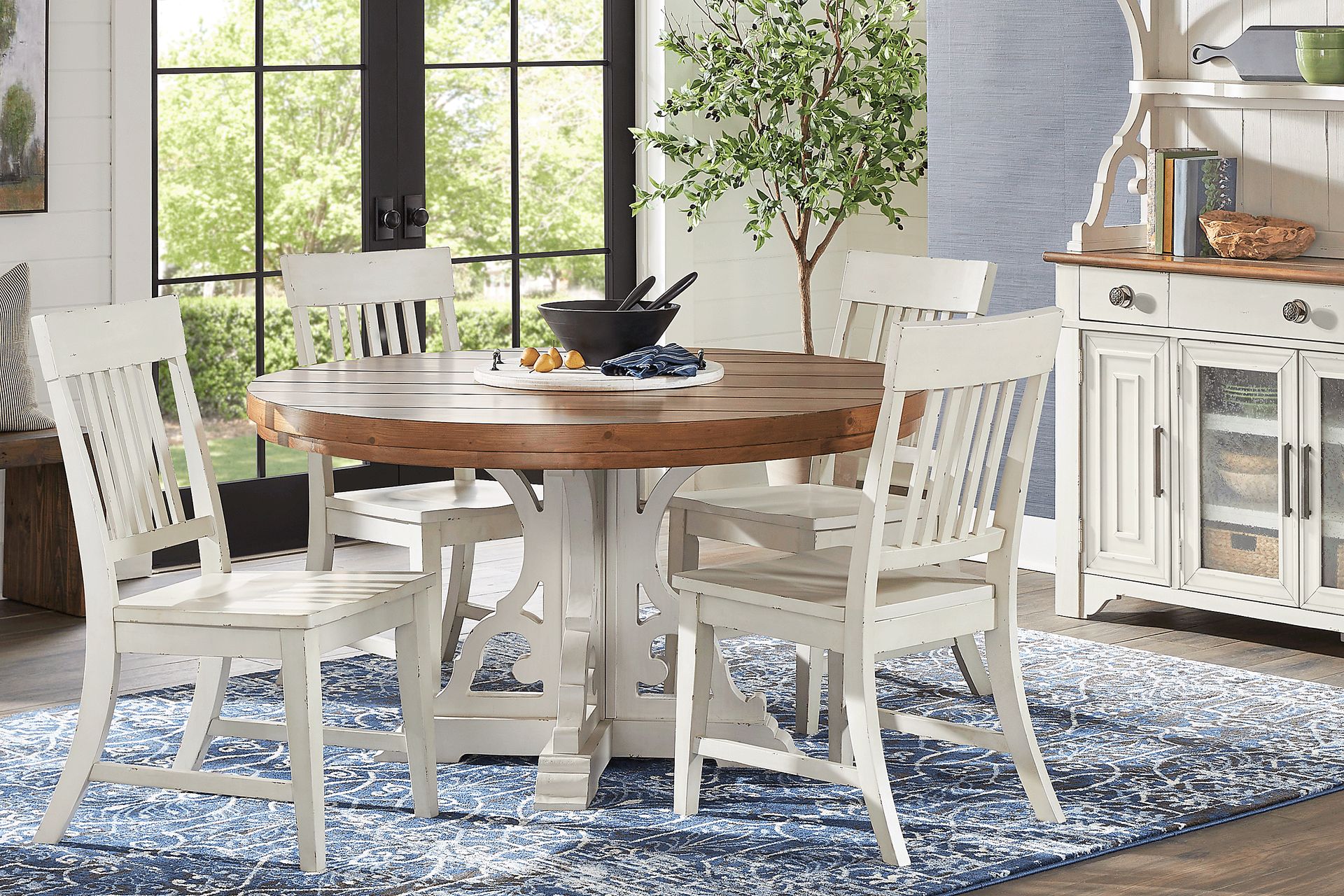 Wicklow Hills White Round Dining Table - Image 2