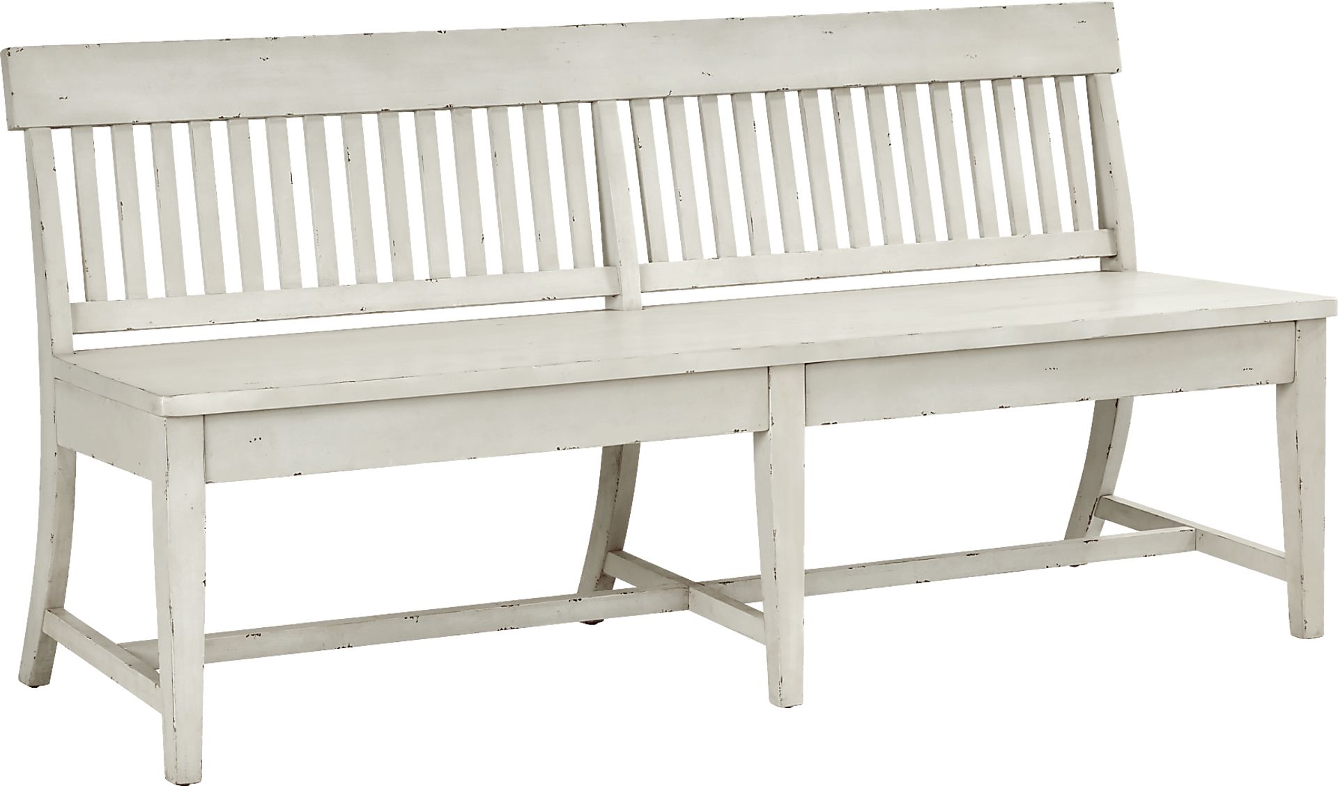 Wicklow Hills White Dining Bench - Image 2