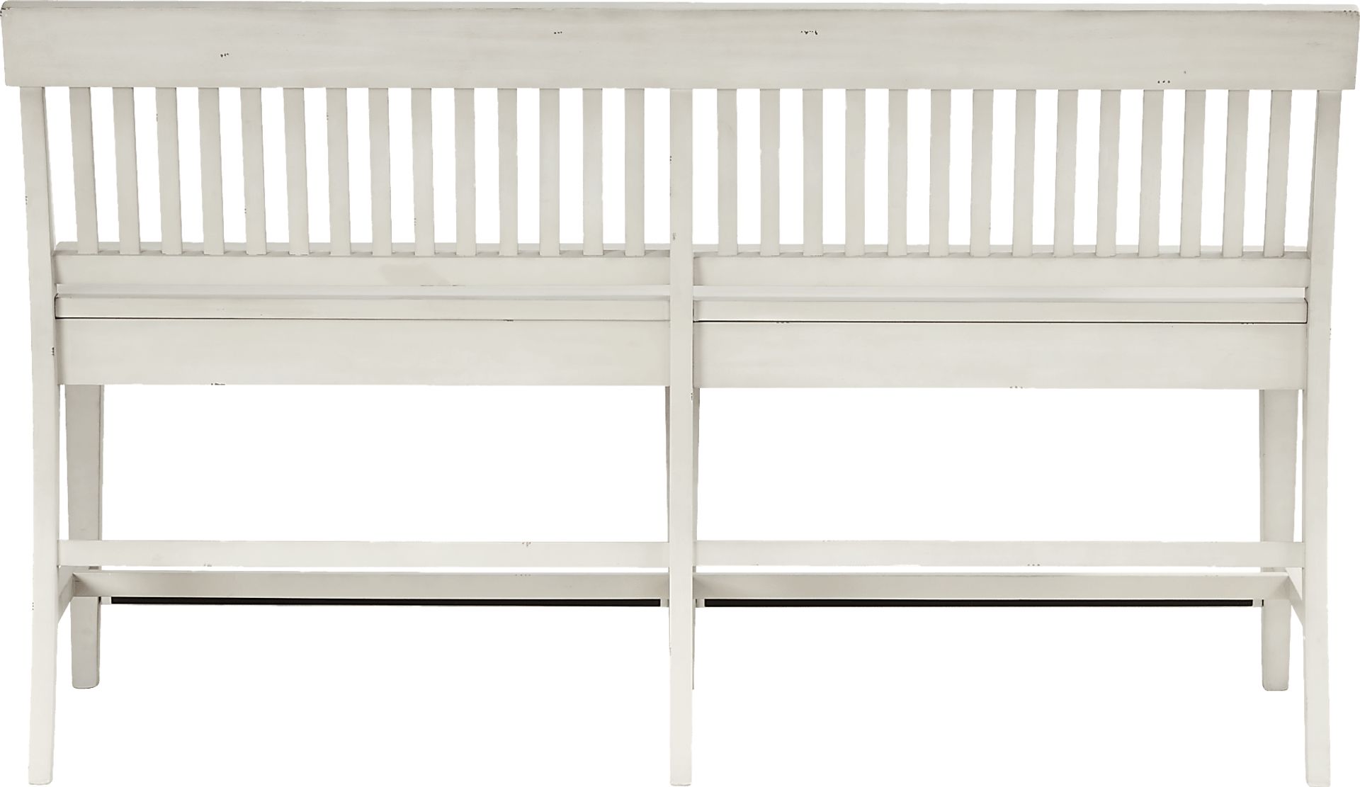 Wicklow Hills White Gathering Bench - Image 3