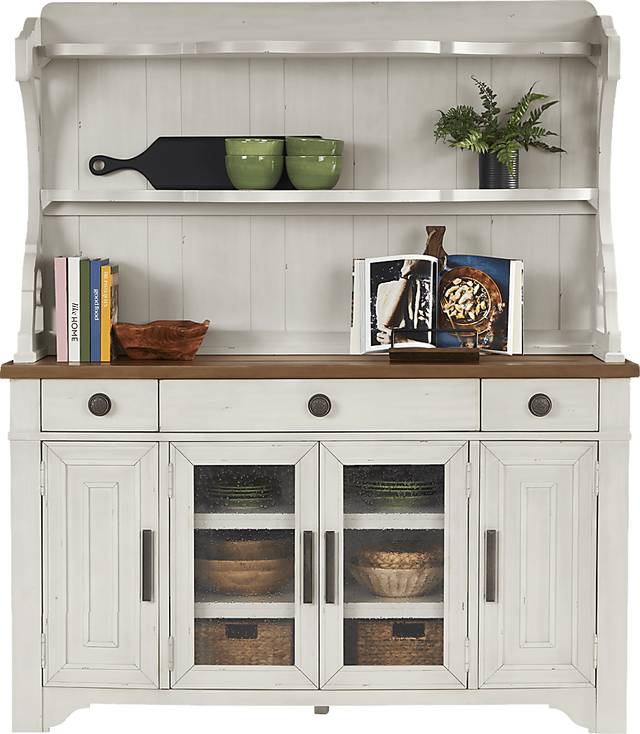 Wicklow Hills White Server & Hutch - Thumbnail - Image 2