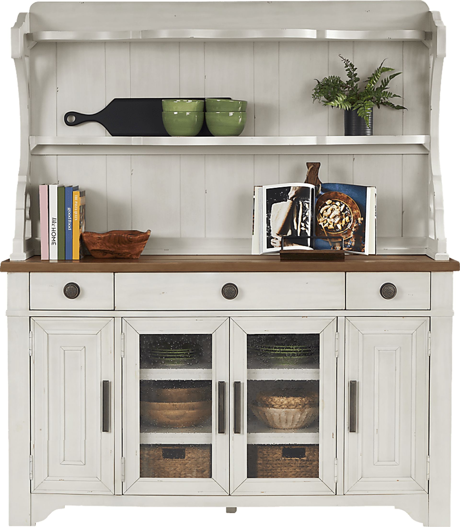 Wicklow Hills White Server & Hutch - Image 2