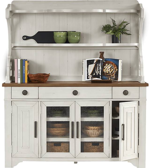 Wicklow Hills White Server & Hutch - Thumbnail - Image 3