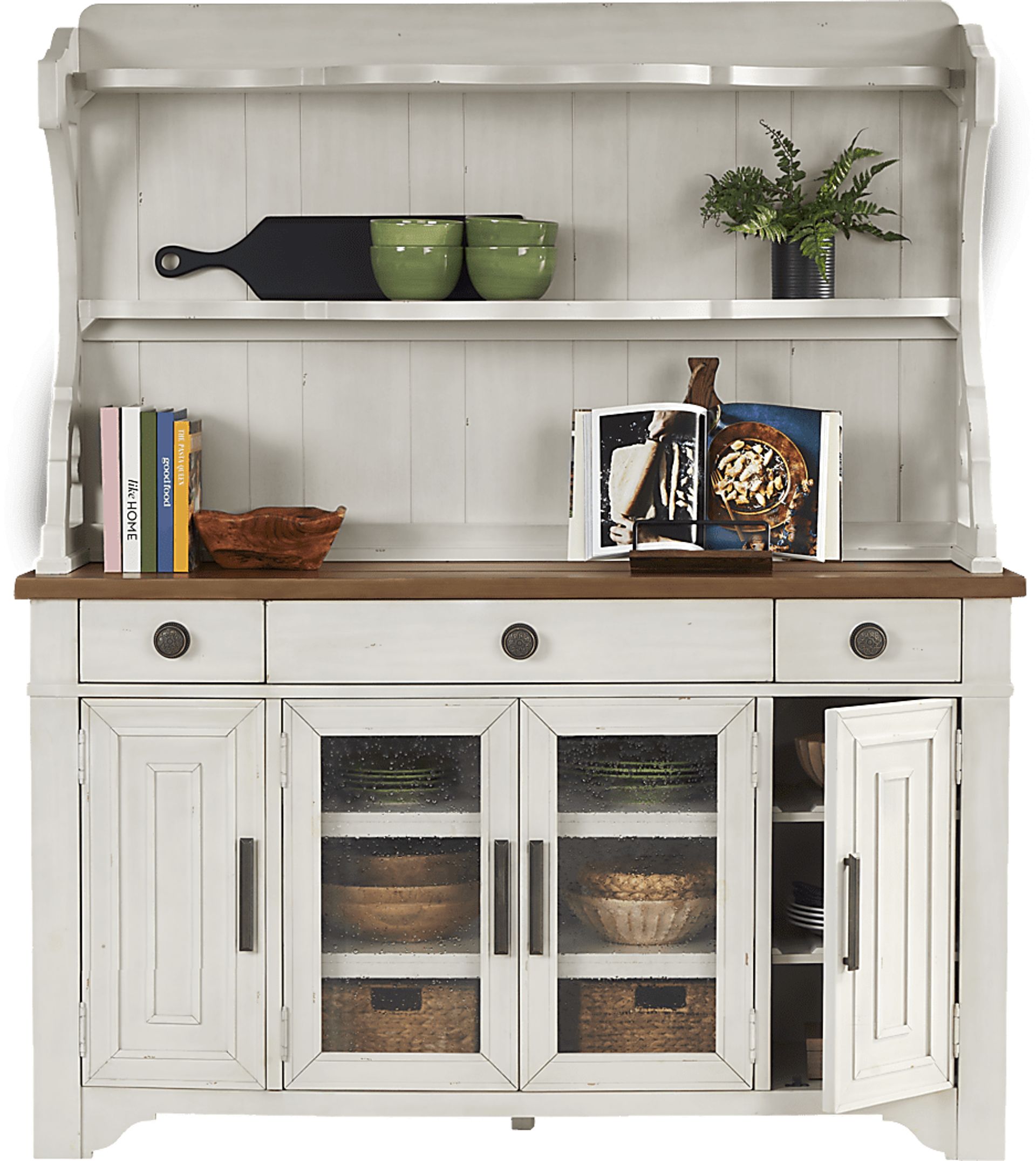 Wicklow Hills White Server & Hutch - Image 3