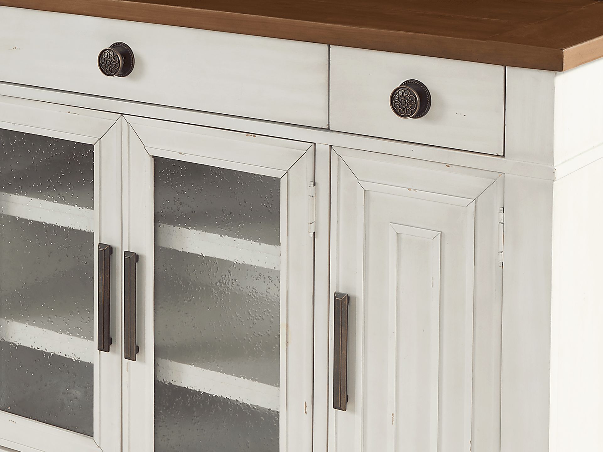 Wicklow Hills White Server & Hutch - Image 4
