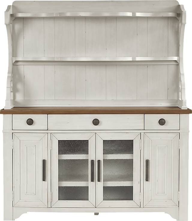 Wicklow Hills White Server & Hutch - Thumbnail - Image 1