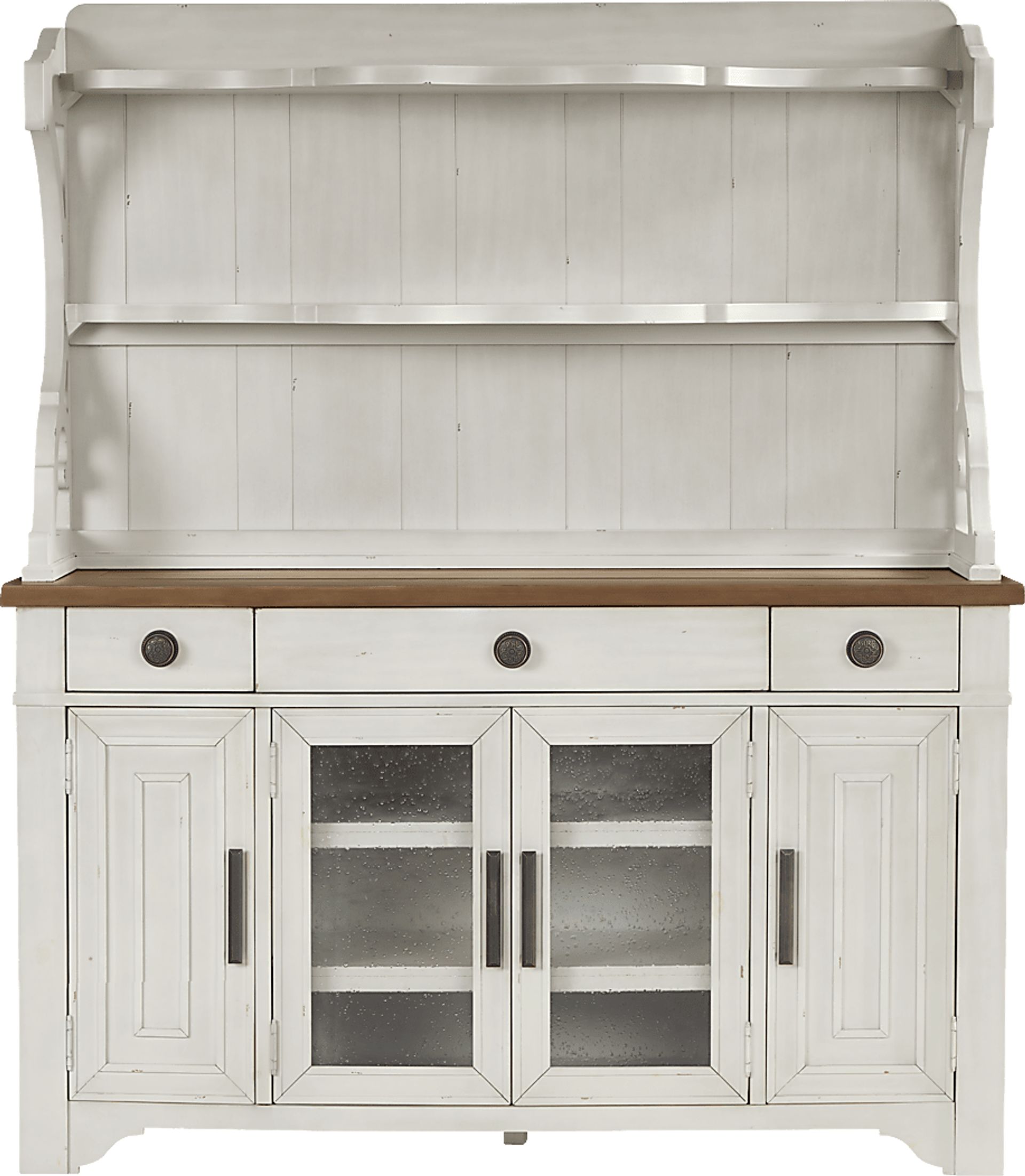 Wicklow Hills White Server & Hutch - Image 1