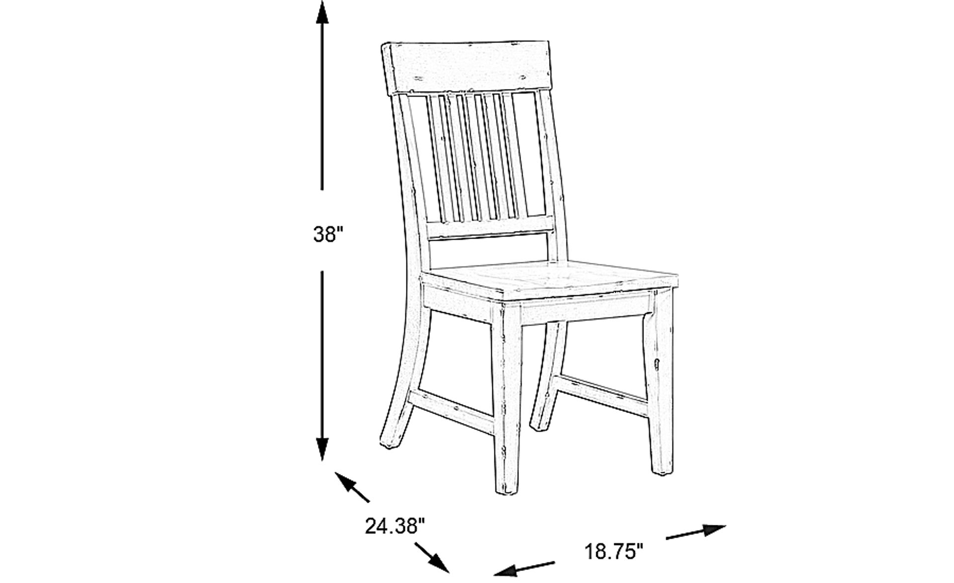 Dimension Image. Please refer to the Dimension Tab on this page for dimension details.