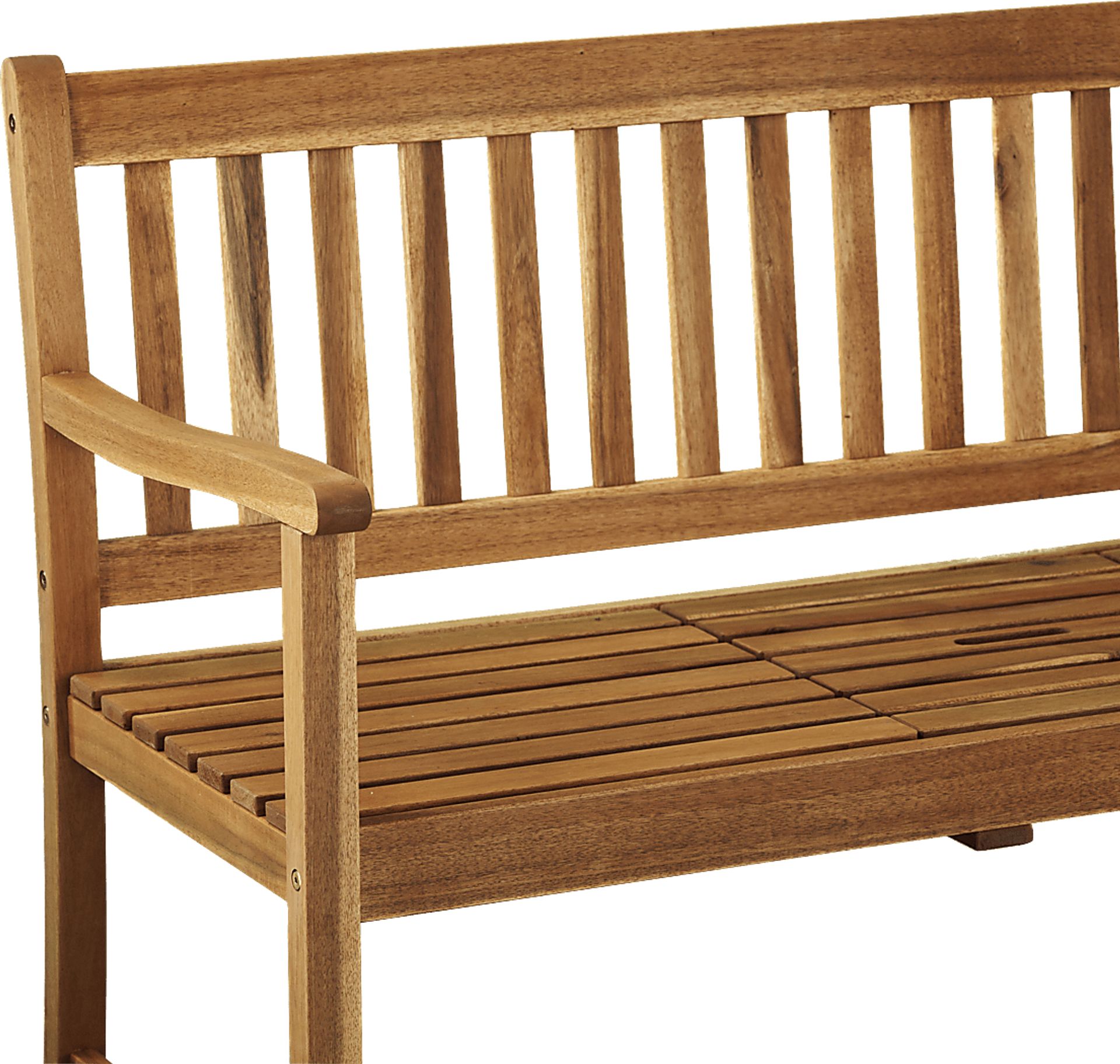 Wickstram Natural Outdoor Bench - Image 5
