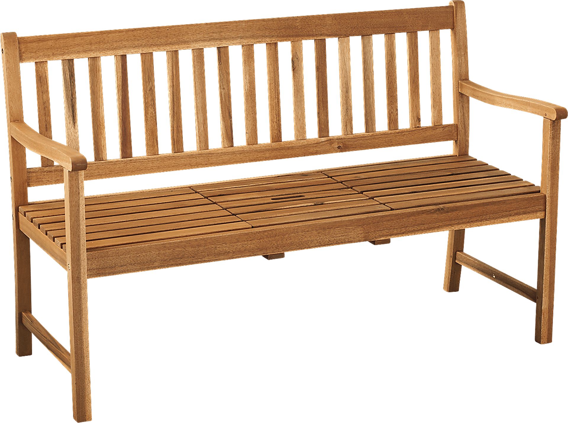 Wickstram Natural Outdoor Bench - Image 1