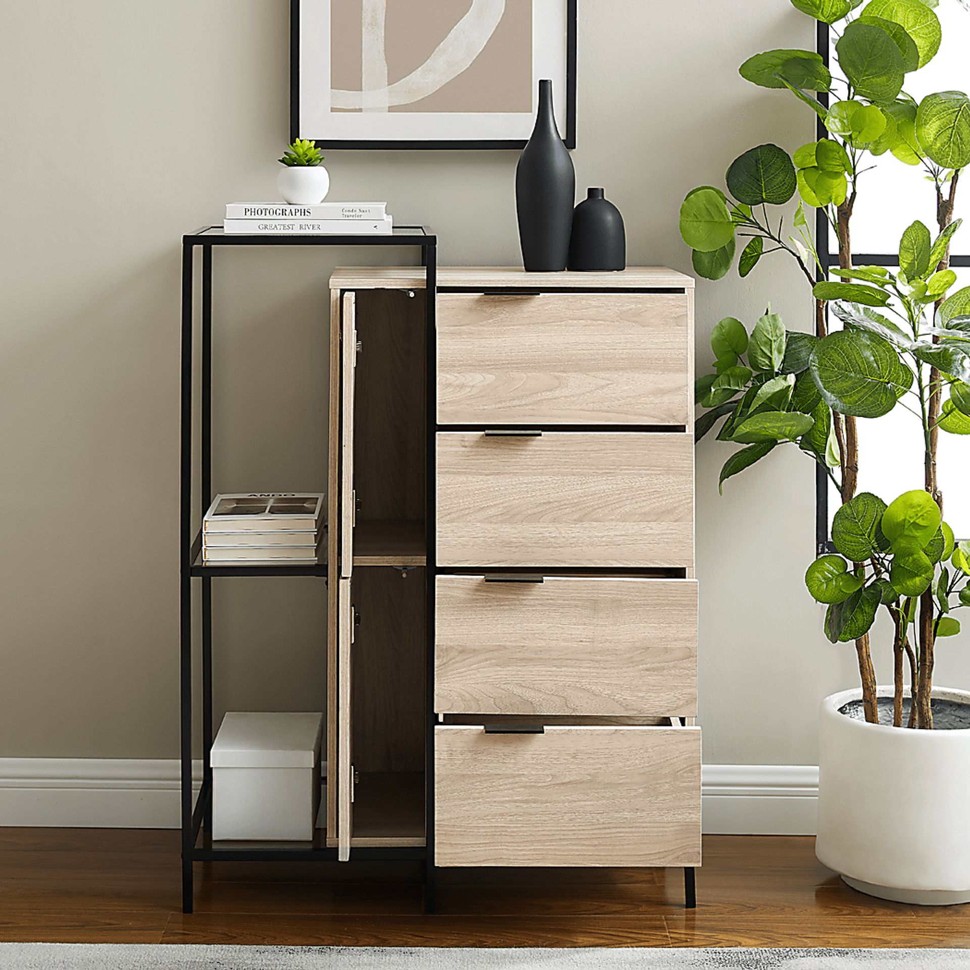 Wickville Birch Accent Cabinet - Image 6