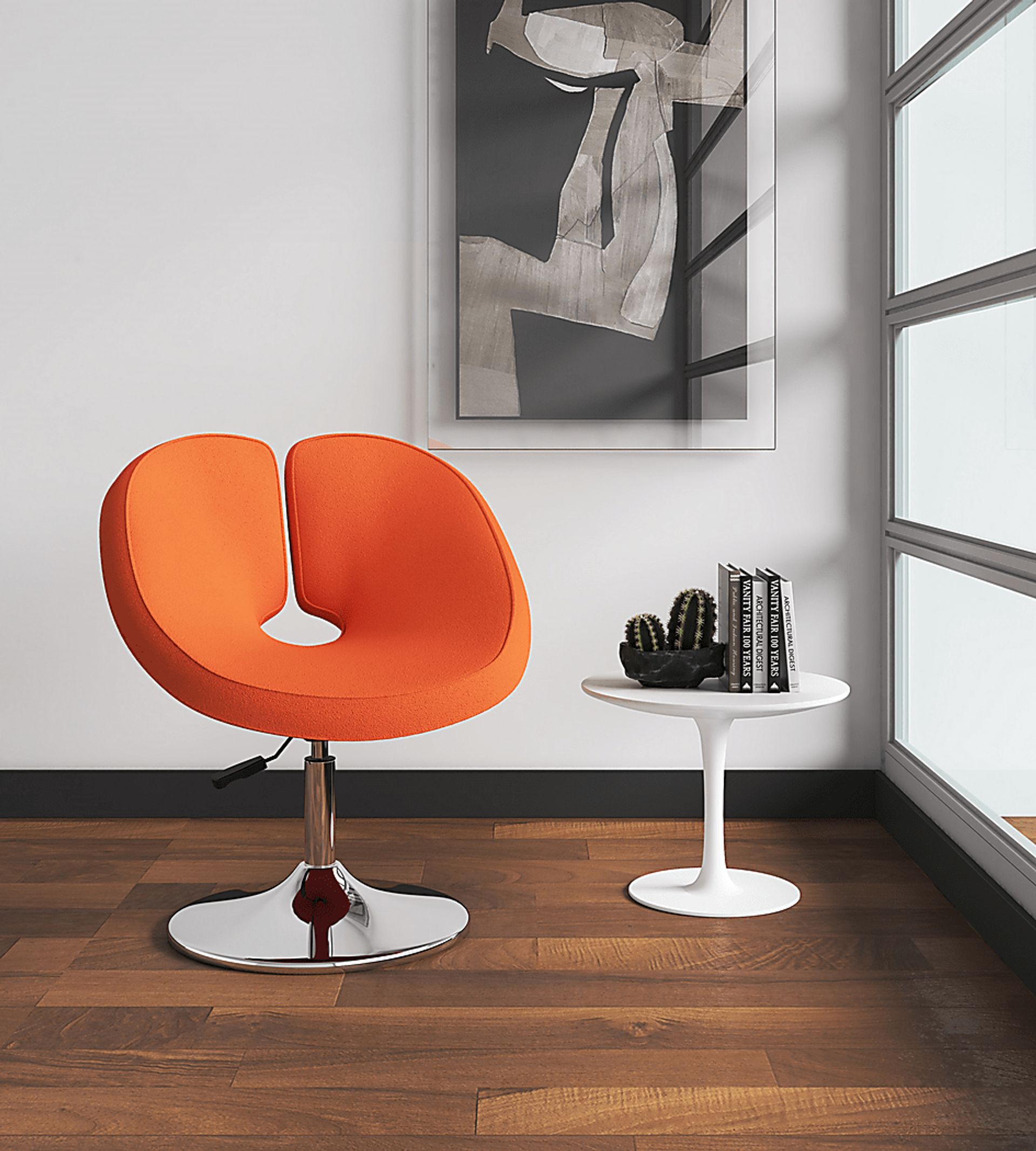 Widbey Orange Accent Chair - Image 2