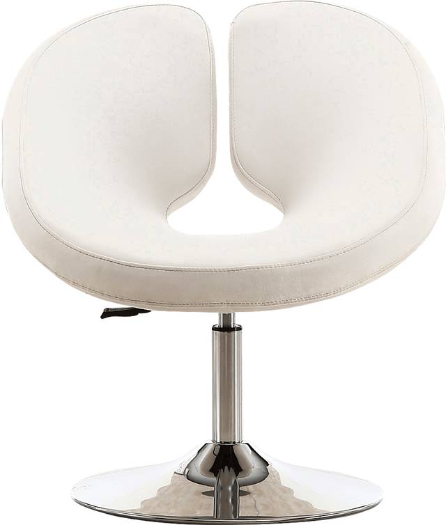 Widbey White Accent Chair - Thumbnail - Image 3