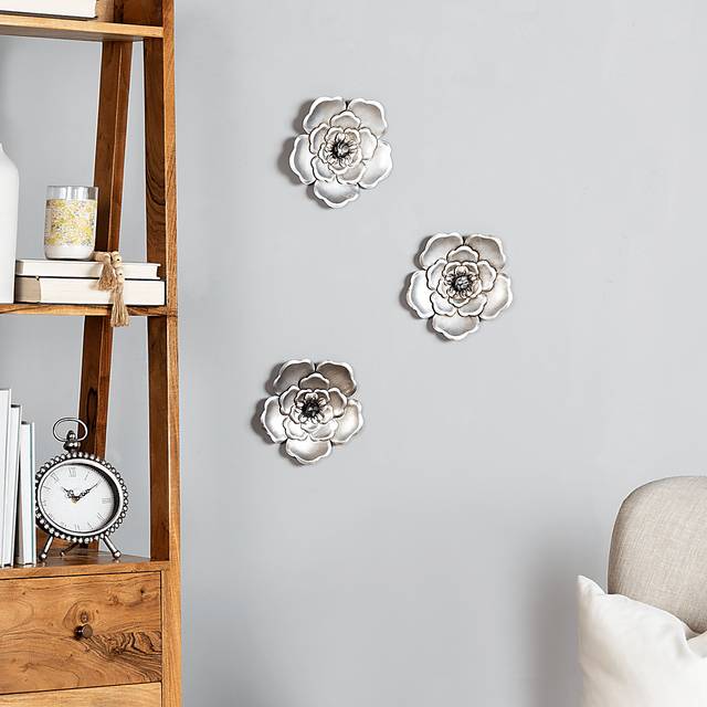 Widcombe Silver Wall Decor Set of 3 - Thumbnail - Image 5