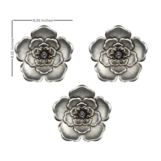 Widcombe Silver Wall Decor Set of 3 - Thumbnail - Image 7