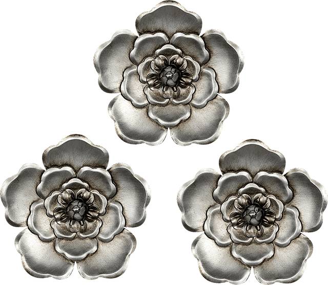 Widcombe Silver Wall Decor Set of 3 - Thumbnail - Image 1