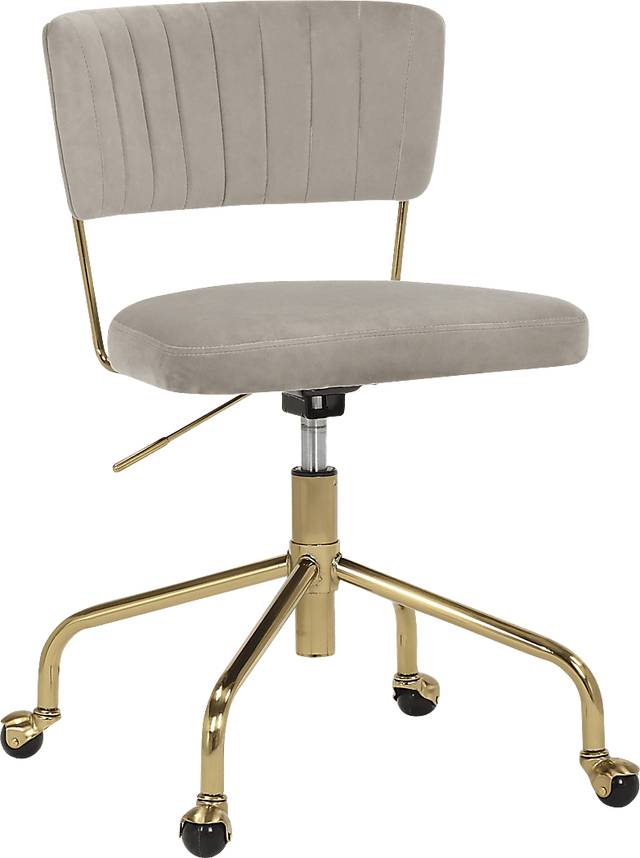 Wideman Silver Desk Chair - Thumbnail - Image 1