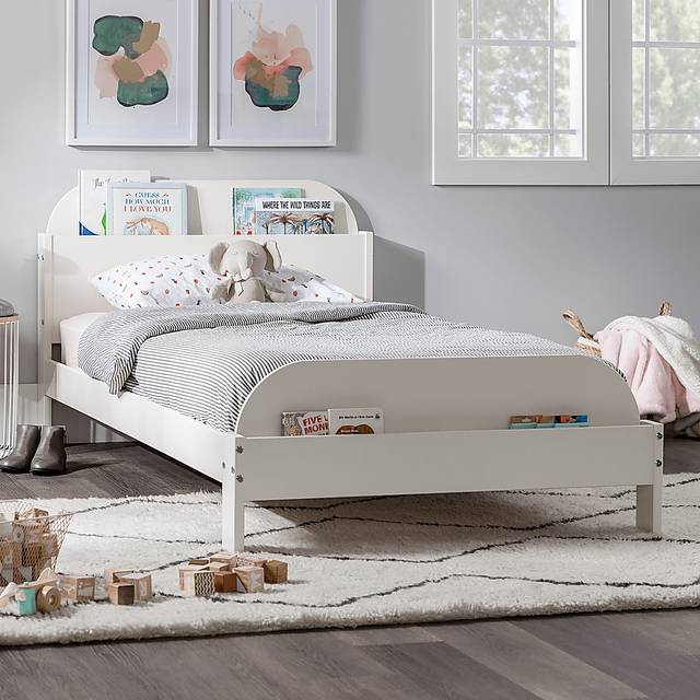 Wiebelo White Twin Bed - Thumbnail - Image 3