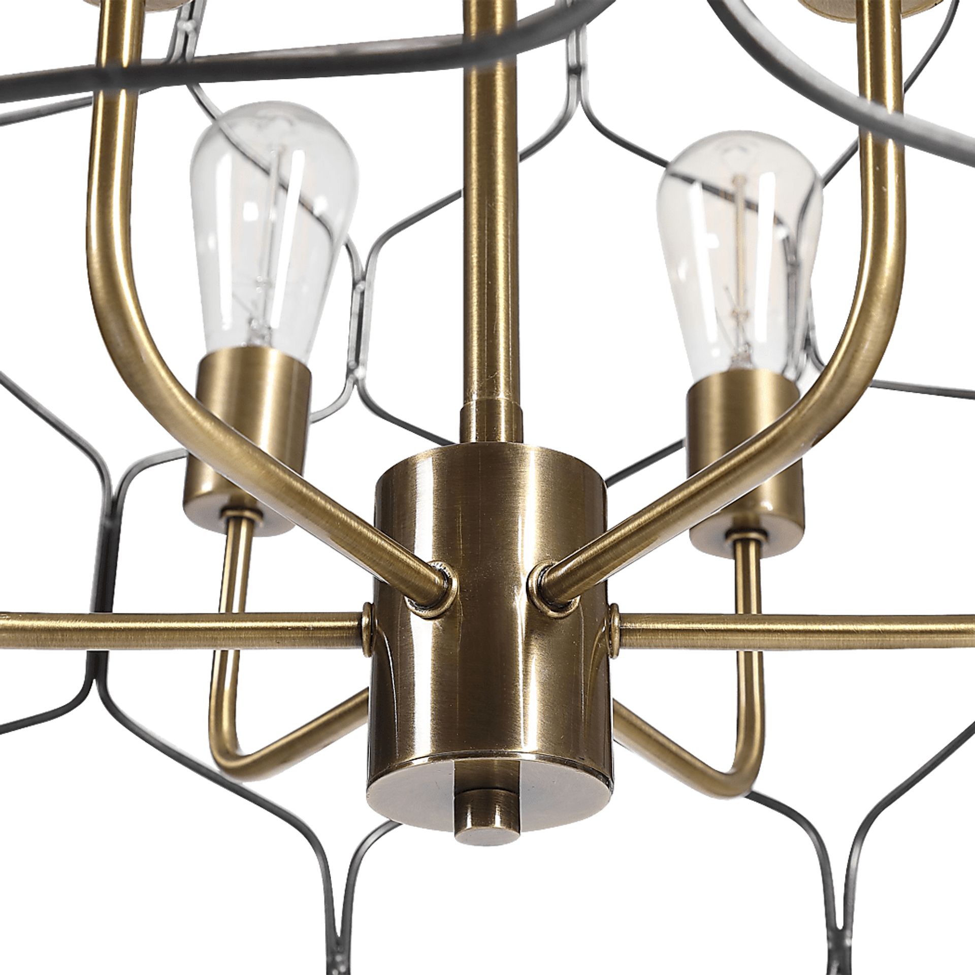Wiggin Gate Brass Pendant - Image 2