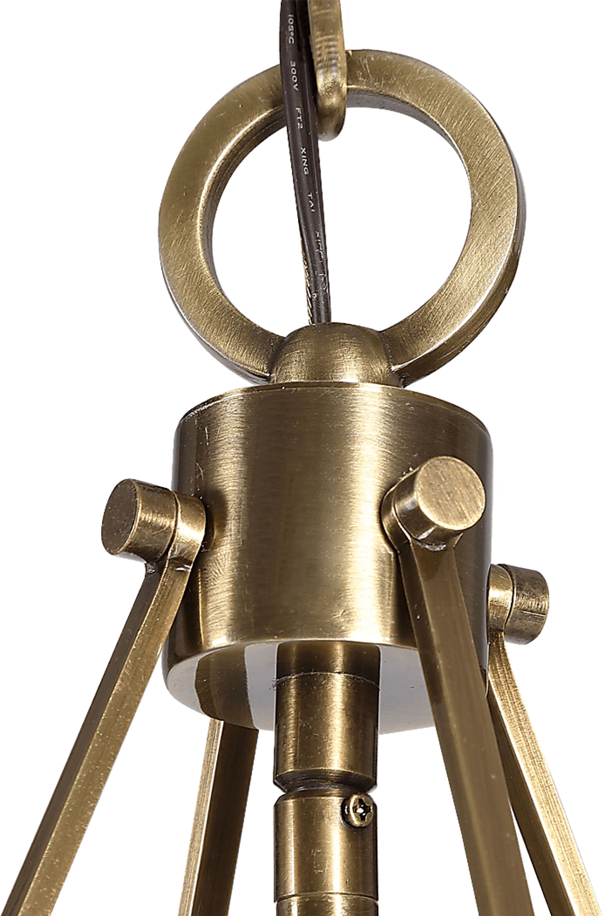 Wiggin Gate Brass Pendant - Image 3