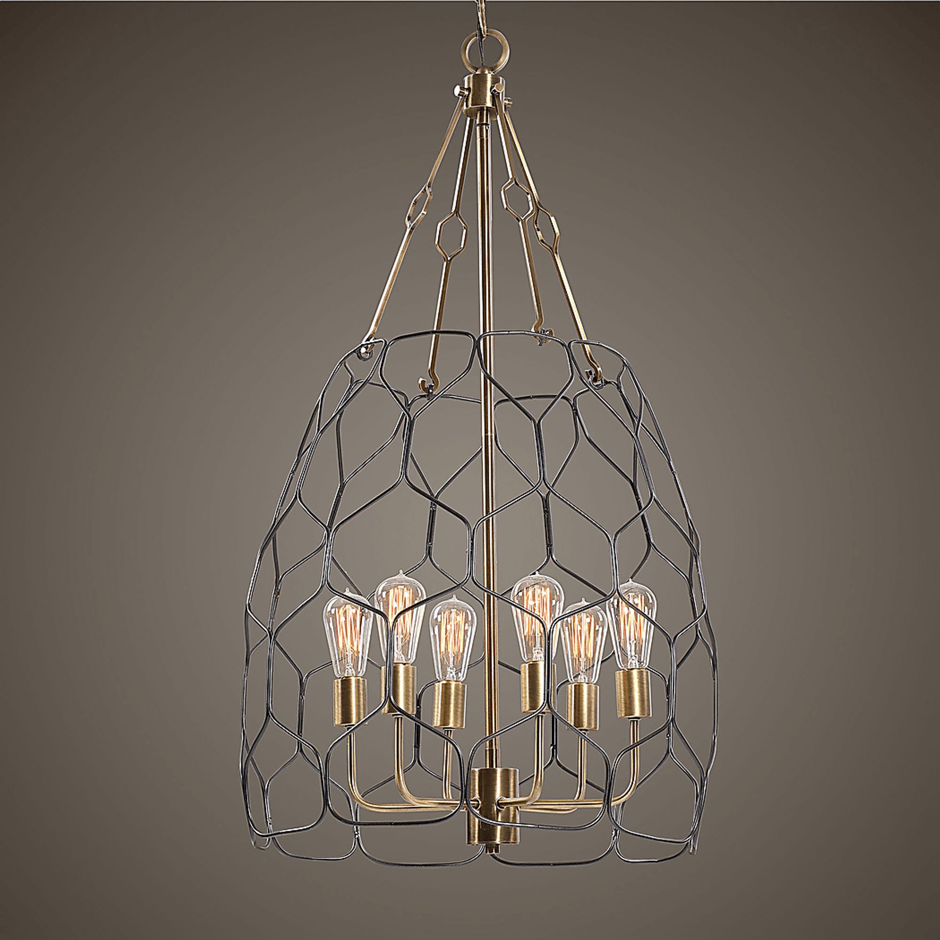 Wiggin Gate Brass Pendant - Image 5