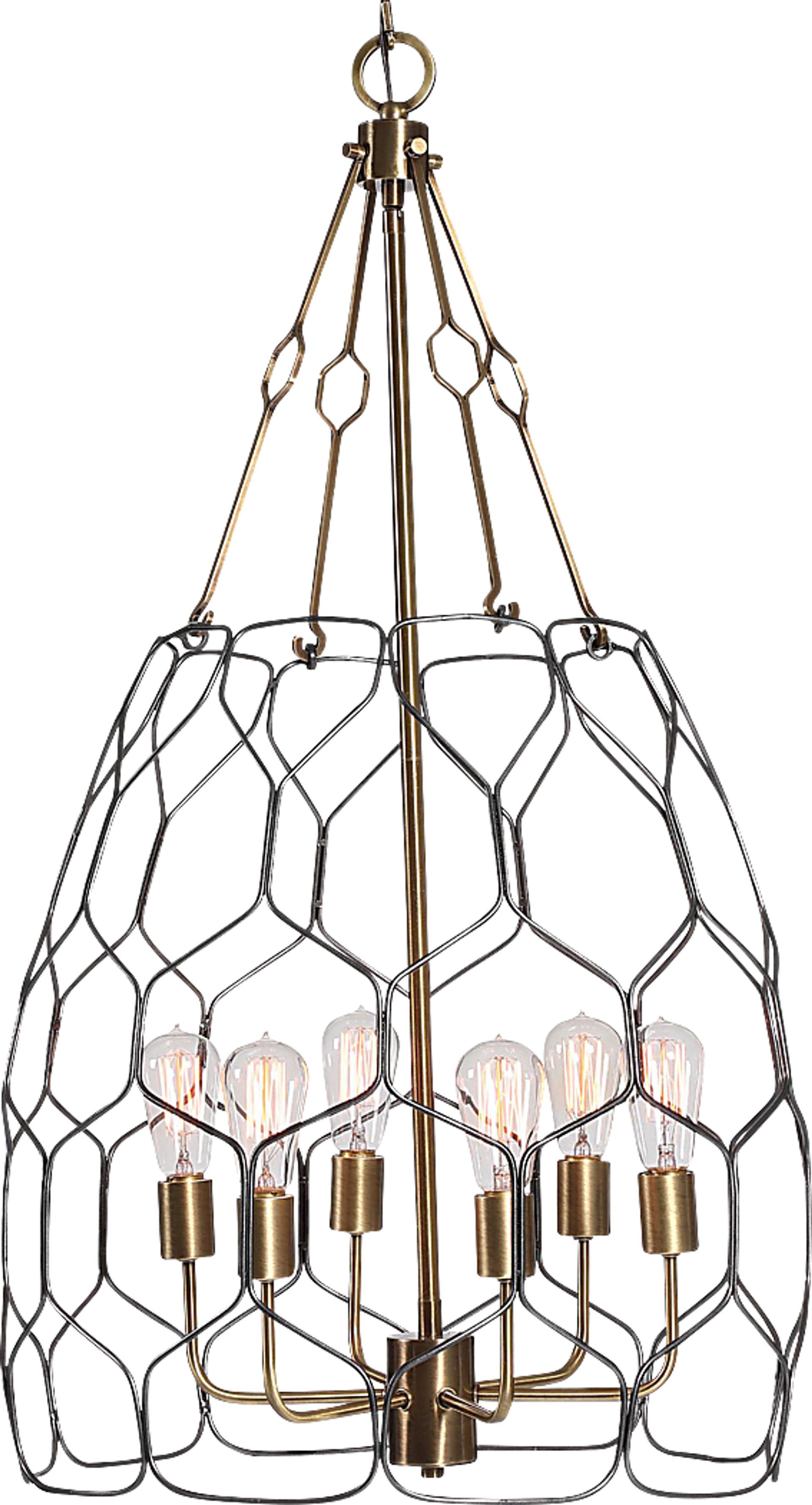 Wiggin Gate Brass Pendant - Image 6