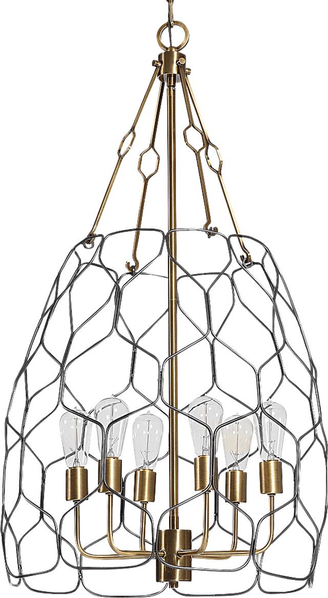 Wiggin Gate Brass Pendant - Thumbnail - Image 1