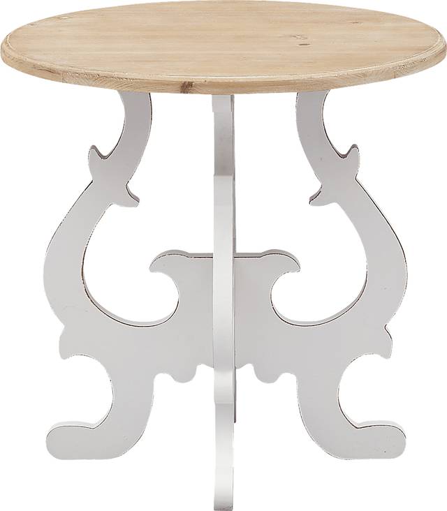 Wiginton White Accent Table - Thumbnail - Image 1