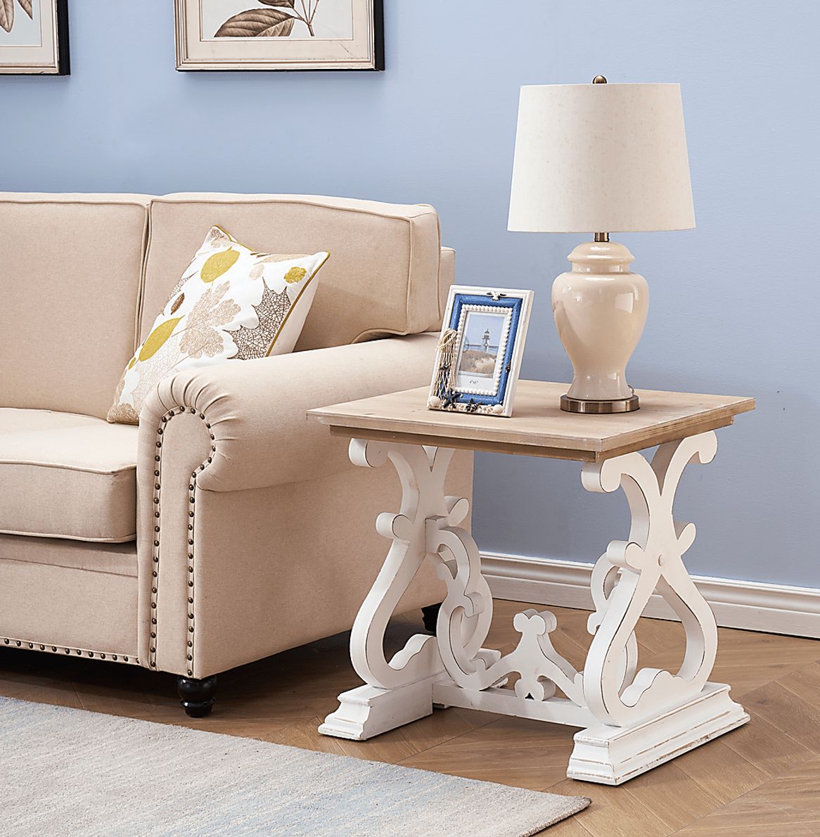 Wiginton White End Table - Rooms To Go